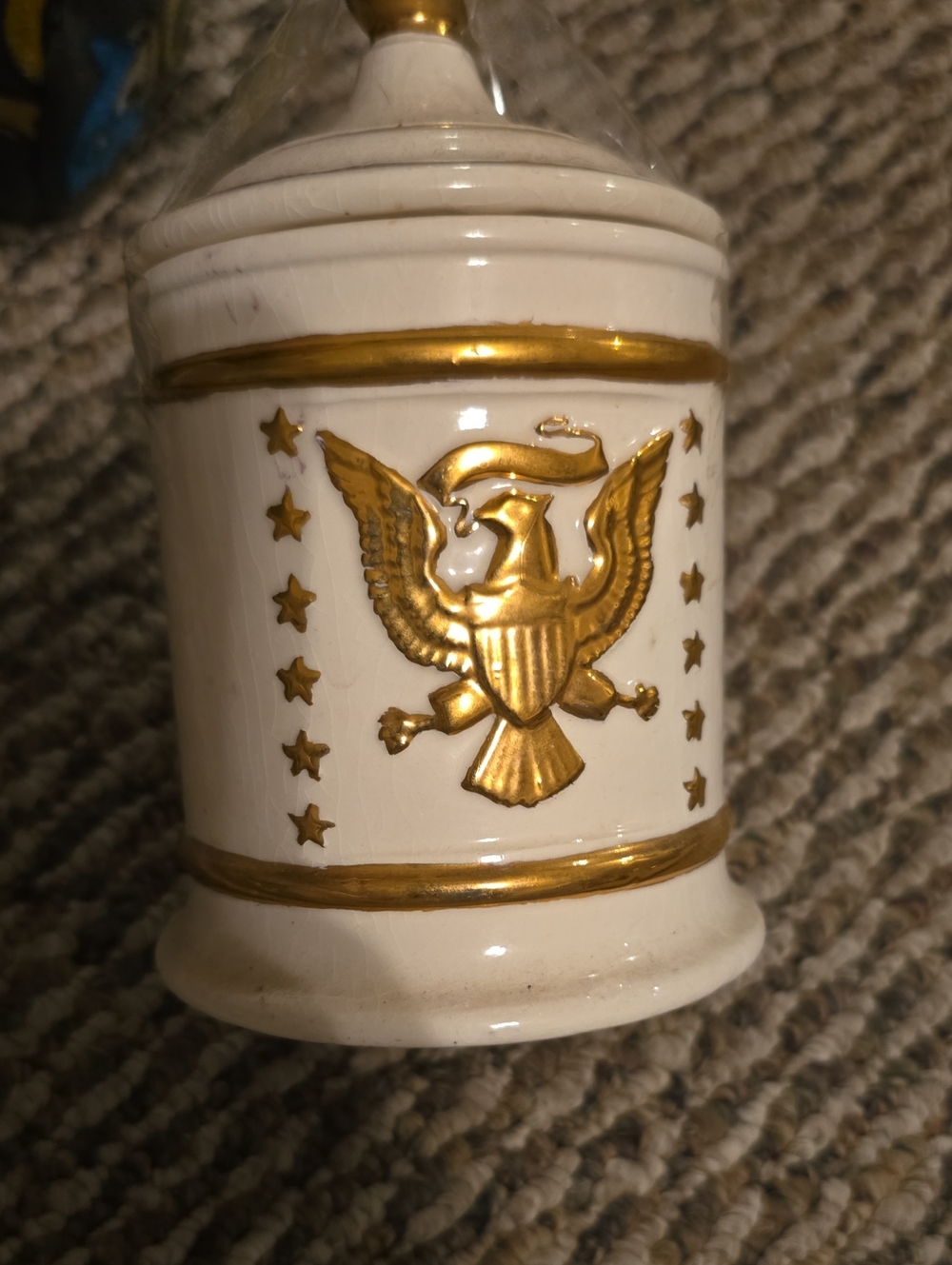 Vintage Ceramic Ashtray, Ashtray with Storage Bin, Individual Ashtrays